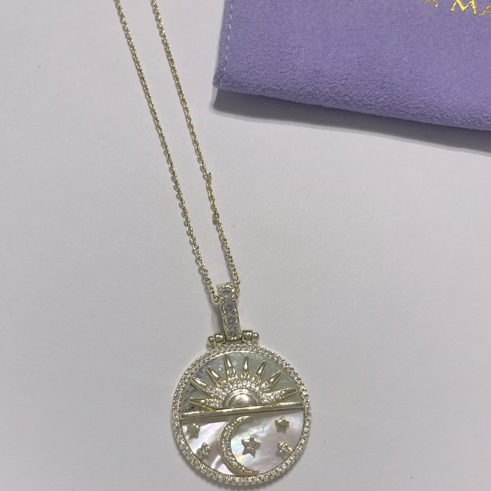 Melinda Maria New Beginnings Medallion Necklace